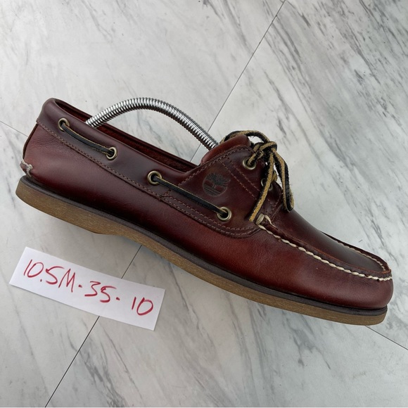 Timberland Shoes Timberland Classic Mens Brown Leather Twoeyelet